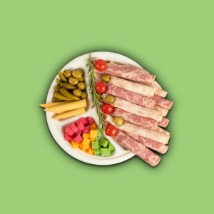 بشقاب زیستی سه‌خانه 10 اینچی
